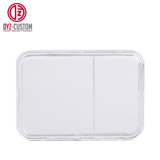 30MM High Quality Graded Acrylic Coin Holder Slab with Insert Foam 14mm to 40mm Coin Display Slabs