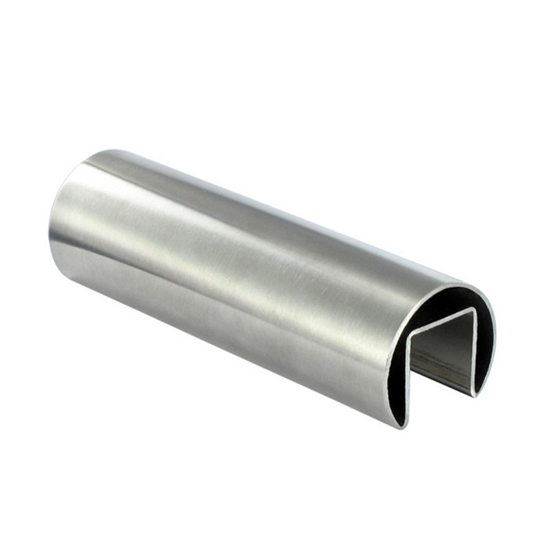 ZD 1.5inch Stainless Steel Stair Handrail Tube Round Top Rail with End Cap Connector