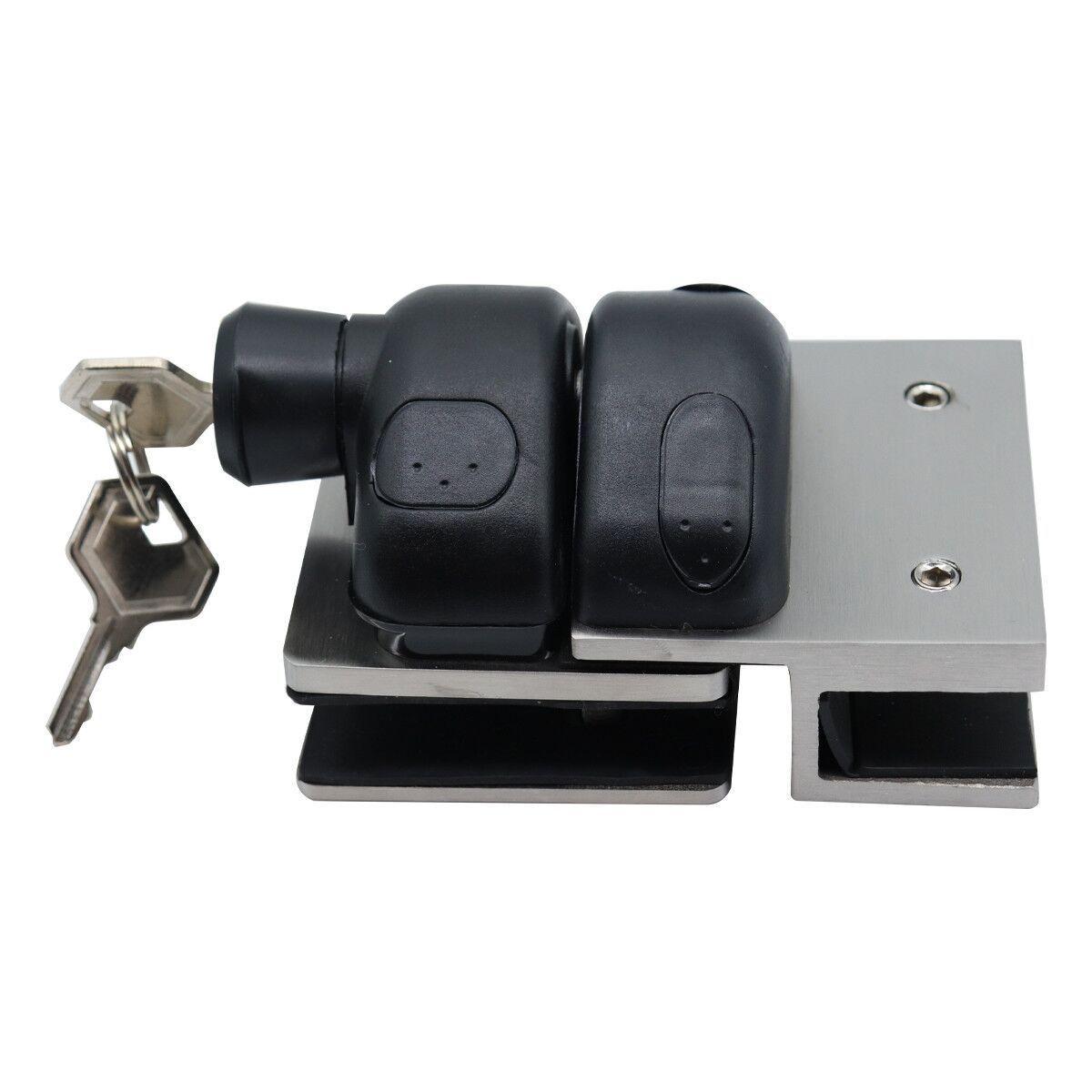 ZD Stainless Steel Glass Gate  Hinge Lock Door Latch For Frameless Glass Railing Pool Fencing