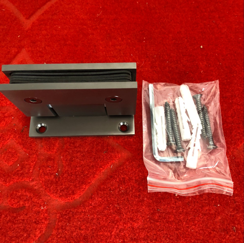 High Quality Hydraulic Shower Hinge Casting Glass To Glass Stainless Steel Door Hinge For Glass Panels