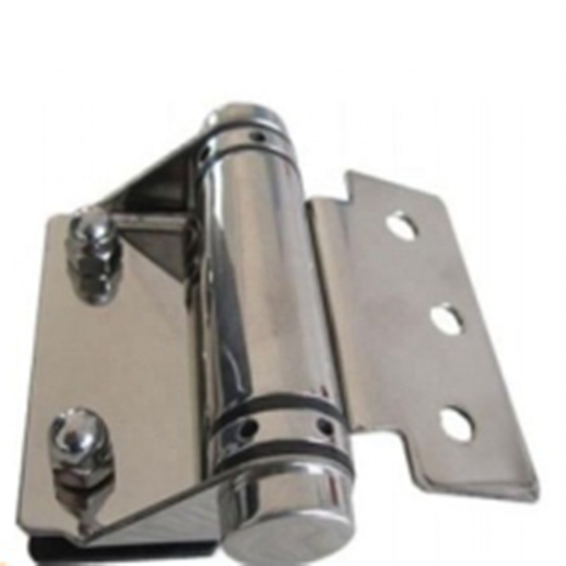 Factory Manufacture Industrial 5 inch Aluminum Black Cabinet Window Glass Swing Door Hinges With 3 Holes