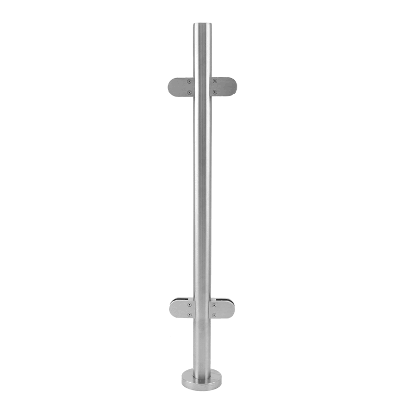 Stainless Steel Railing Staircase Baluster Indoor Modern Solid Wood Handrail Post