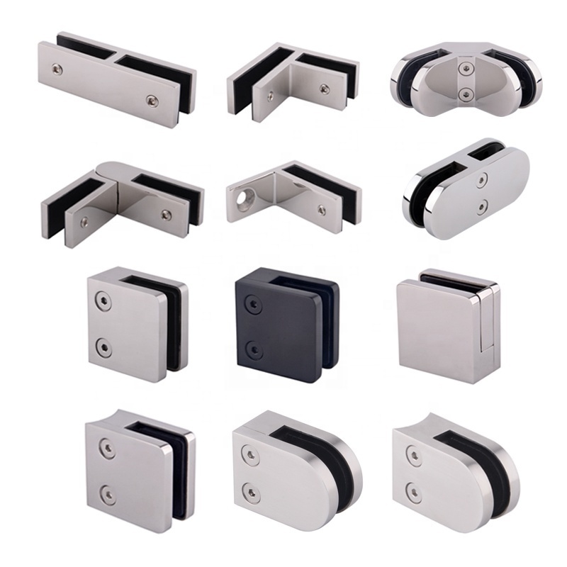 ZD New Design Glass Panel Table Connectors Stainless Steel 316 Wall Mount Glass Railing Clamp