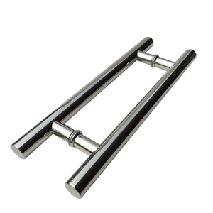 ZD China Supplier 304 Stainless Steel Slide Bathroom Shower Interior Pull Glass Door Handle