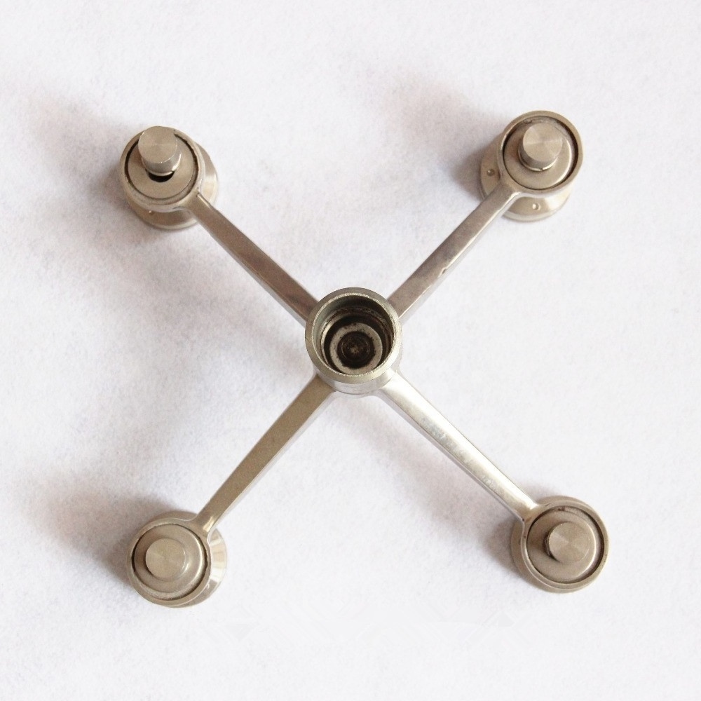 High Quality Stainless Steel Spider Fittings For Glass Canopies