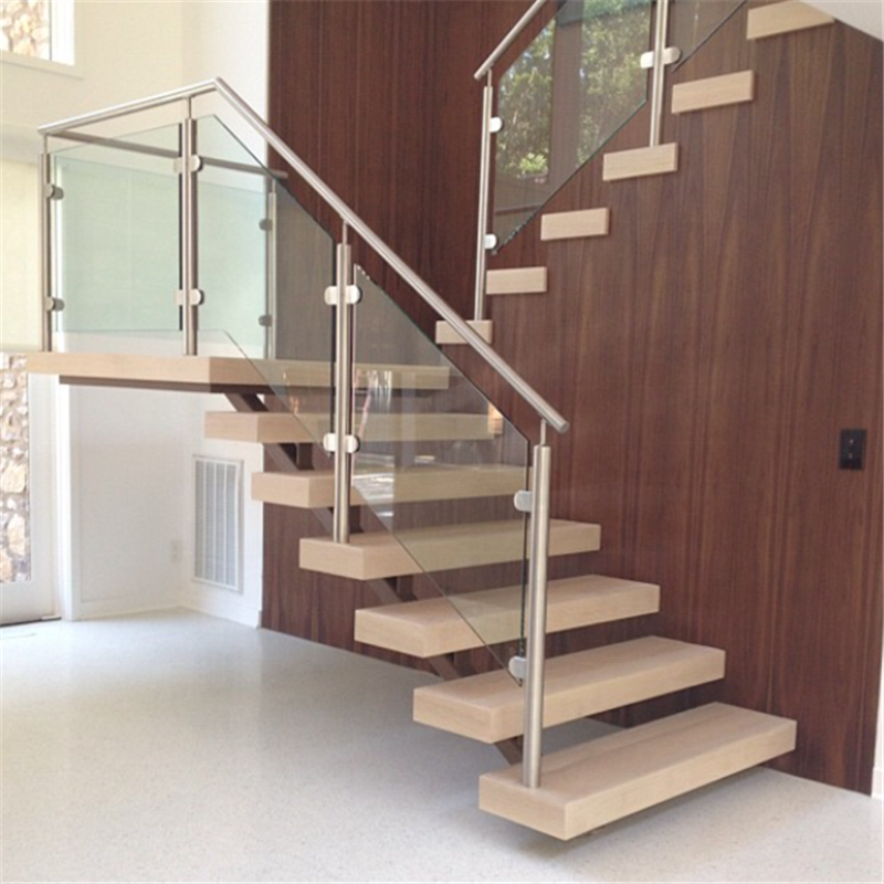 Frameless Balcony Glass Balustrade Stainless Steel Railing Baluster Systems