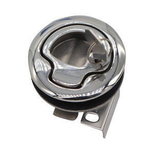 Marine Slam 316 Flush Pull Ring Compression Boat 2'' Stainless Steel Lock Latch