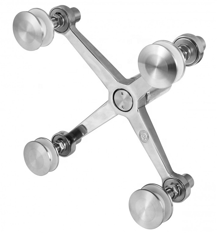 High Quality Stainless Steel Spider Fittings For Glass Canopies