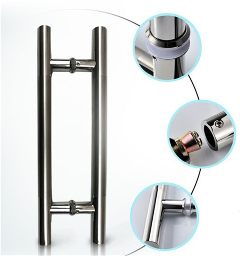 ZD China Stainless Steel Glass Door Hardware Products Shower Sliding Glass Door Pull Handles