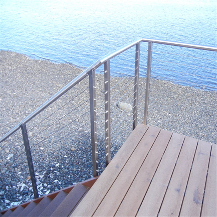 ZD Stainless steel glass railing posts with brackets/plexiglass railing