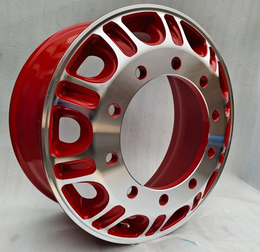 Zhengde American Standard Aluminum Truck Wheel Rim Alloy 22 5 Silver OEM Polish Machine 225 X 900 Truck Wheel With 10 Hole Rim