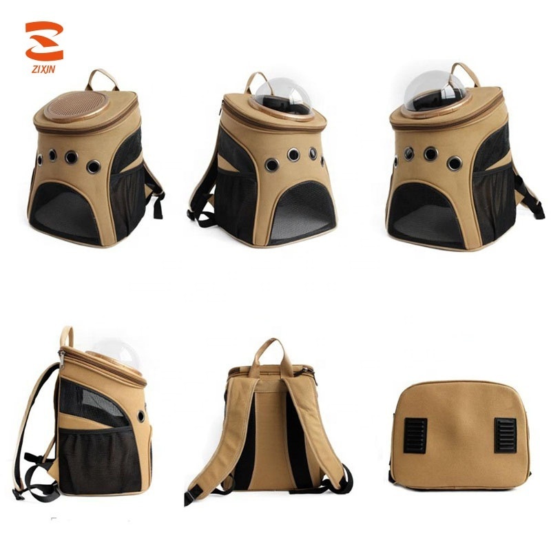 Cat Space Capsule Shaped Originality House Portable Pet Carrier Breathable Backpack for Dog Outside Travel Bag