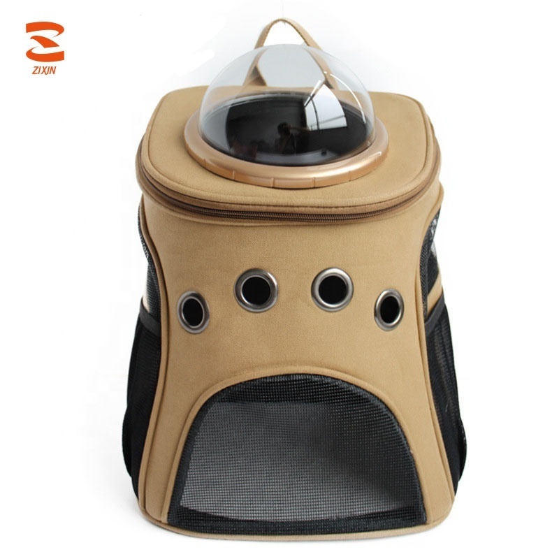 Cat Space Capsule Shaped Originality House Portable Pet Carrier Breathable Backpack for Dog Outside Travel Bag