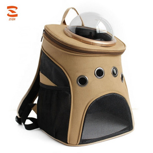 Cat Space Capsule Shaped Originality House Portable Pet Carrier Breathable Backpack for Dog Outside Travel Bag