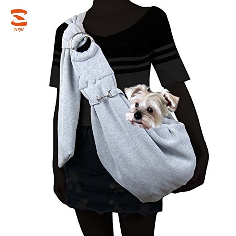 Reversible Pet Sling Carrier with Dog Adjustable Shoulder Strap