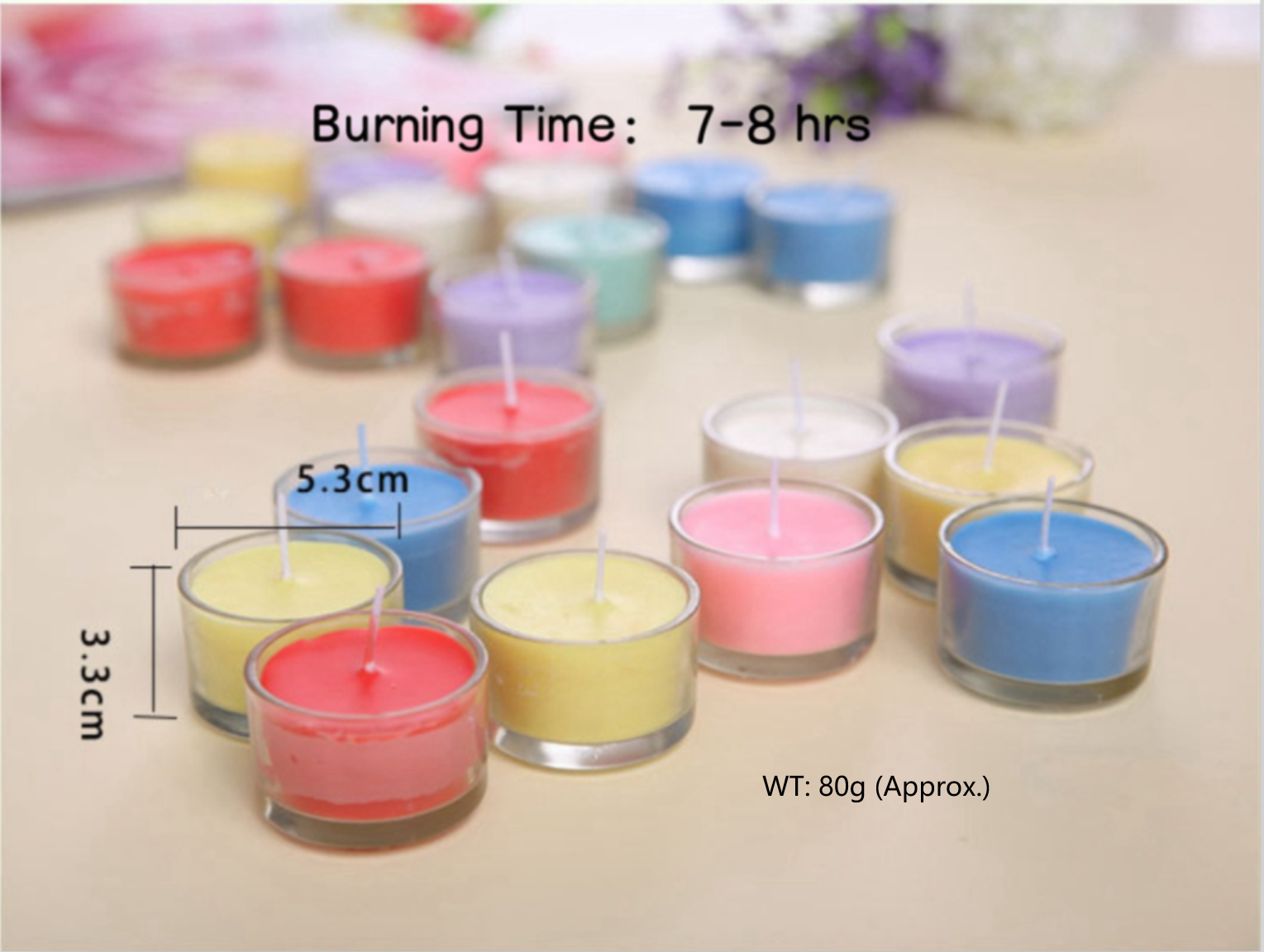 Natural Tea Light Soy Wax Private Label Gift Eco-Friendly Luxury Scented Candles For Party