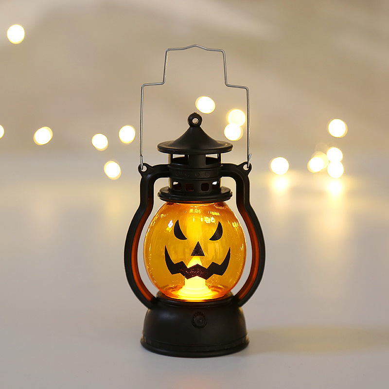 Factory wholesale Halloween Decorations Lamp Pumpkin Light Up Led Outdoor Kids Portable Halloween Lantern