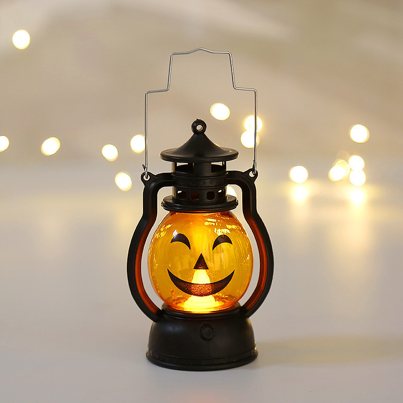 Factory wholesale Halloween Decorations Lamp Pumpkin Light Up Led Outdoor Kids Portable Halloween Lantern