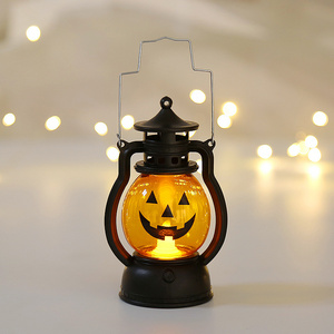 Factory wholesale Halloween Decorations Lamp Pumpkin Light Up Led Outdoor Kids Portable Halloween Lantern