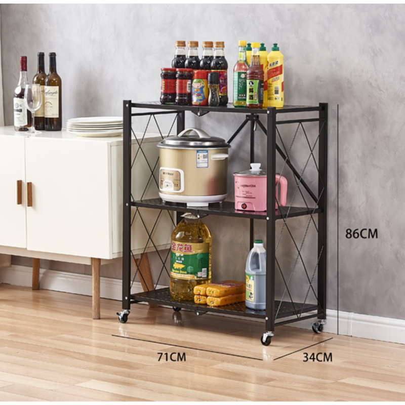 Portable Foldable Rotatable Storage Racks Shelving Units