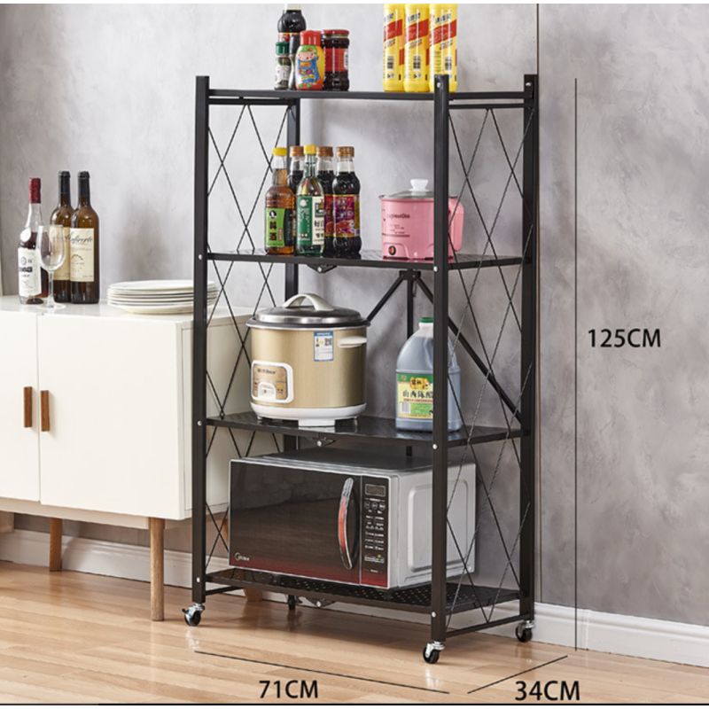 Portable Foldable Rotatable Storage Racks Shelving Units