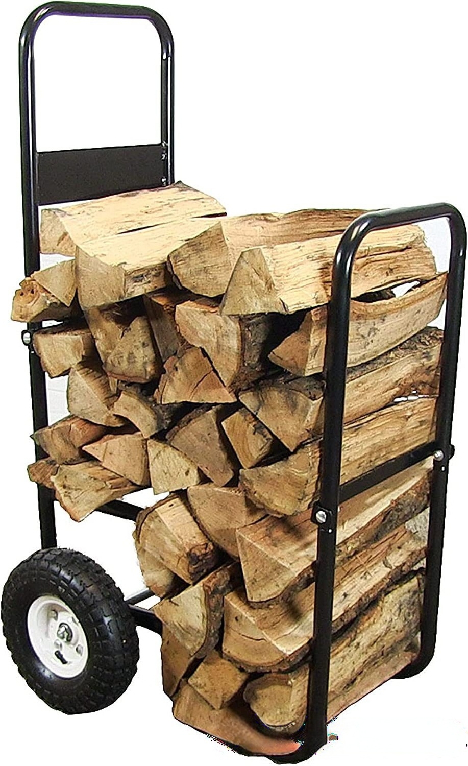 Manufacturer Custom Outdoor Firewood Rack Cart Holder Adjustable Fire Log Stacker Stand For Fireplace Wood Storage