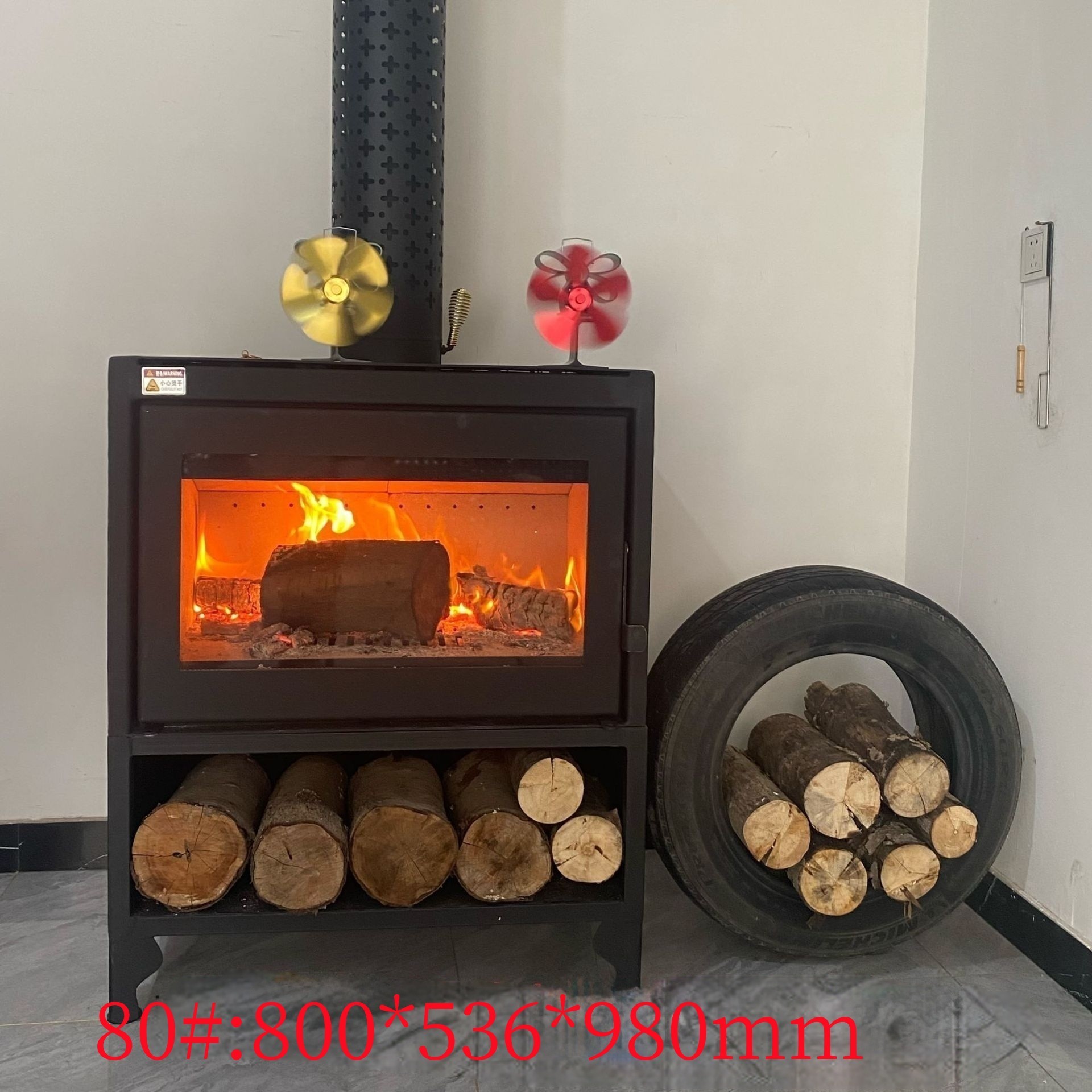 Indoor heating modern style wood burning fireplaces stoves with glass fire pit outdoor fireplace with chimney