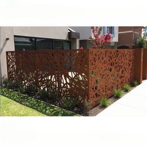 Customized laser cut aluminum fencing wall Garden House Balcony Fence