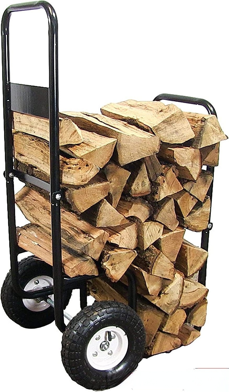 Manufacturer Custom Outdoor Firewood Rack Cart Holder Adjustable Fire Log Stacker Stand For Fireplace Wood Storage