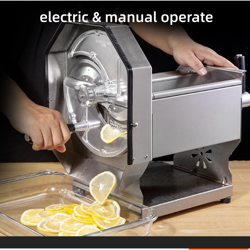 Commercial Lemon Fruit Vegetable Cutting Fruit Manual Multifunctional Vegetable Cutting Machine Potato Ginger Fruit Slicer