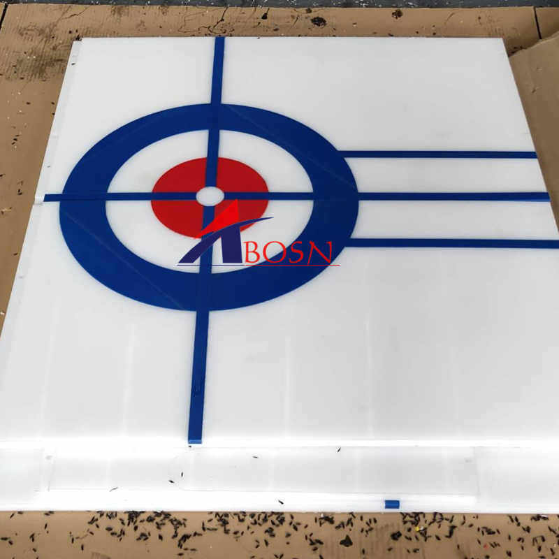 Easy Install PE Hockey Flooring Skating Plastic Boards UHMWPE Synthetic Ice Tile For Roller Skating Barrier