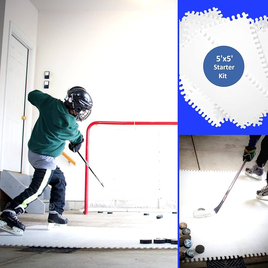 Easy Install PE Hockey Flooring Skating Plastic Boards UHMWPE Synthetic Ice Tile For Roller Skating Barrier