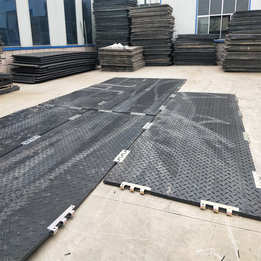 2440*1220mm ground composite mat Construction Road Mat Polymer Road Plates Track Swamp  track  Mats