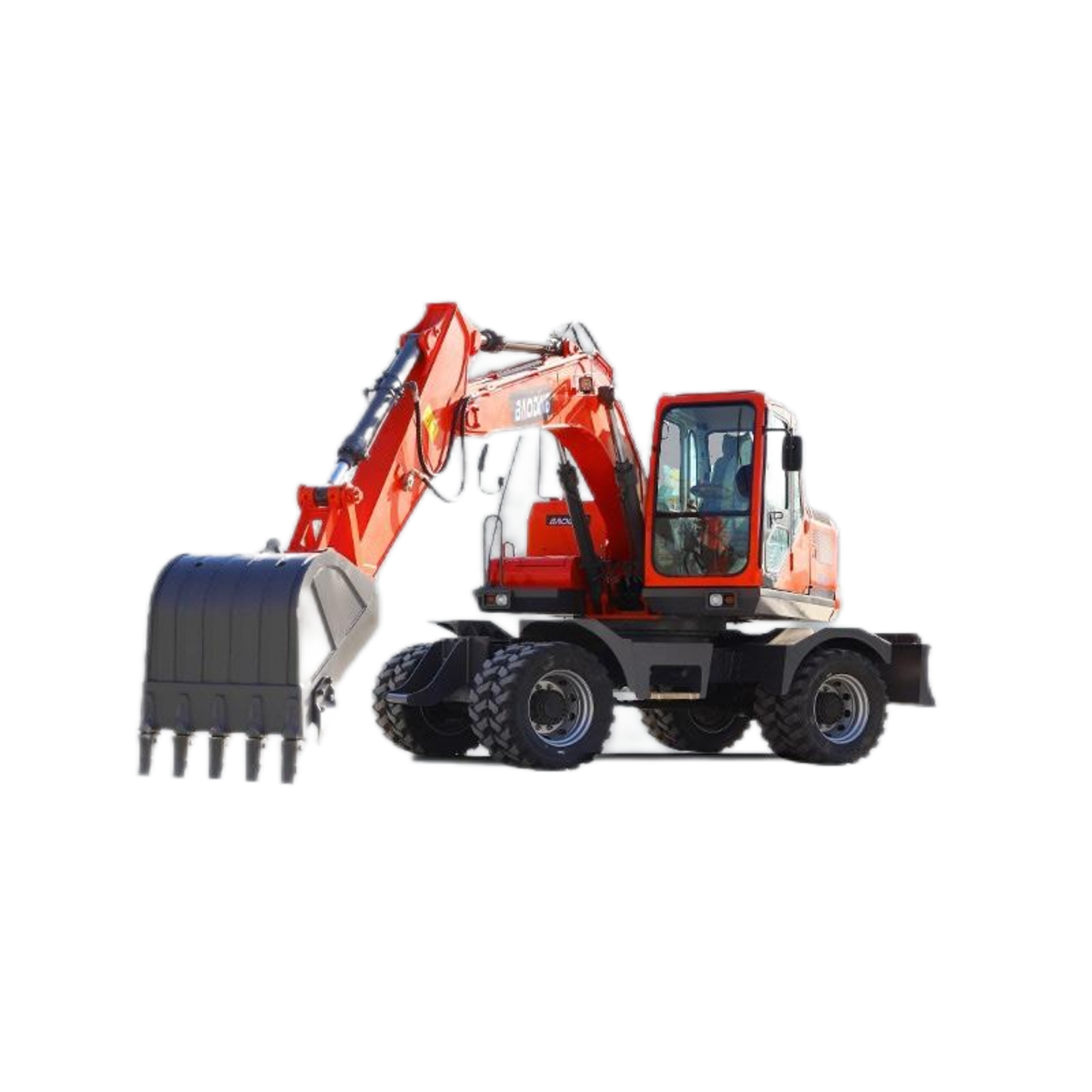 Manufacturer 4x4 Backhoe Loader Wheel Excavator Backhoe Loader factory price Construction Equipment  Doosan DX140 15 ton