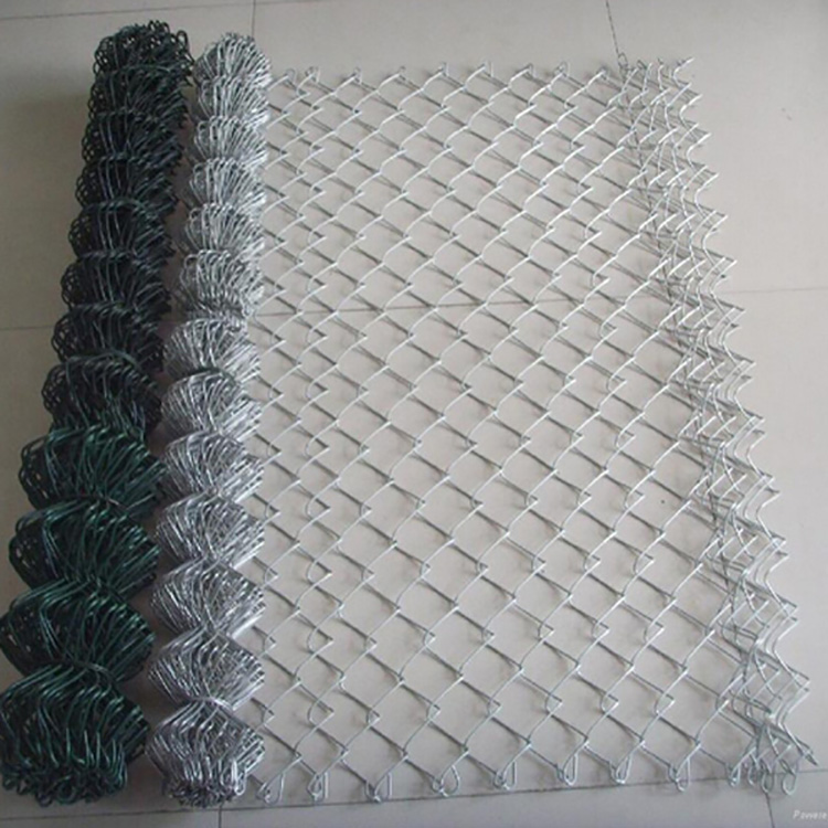 galvanized and PVC coated Temporary fancing panels Supplies and Accessories Black used chain link fences for sale factory