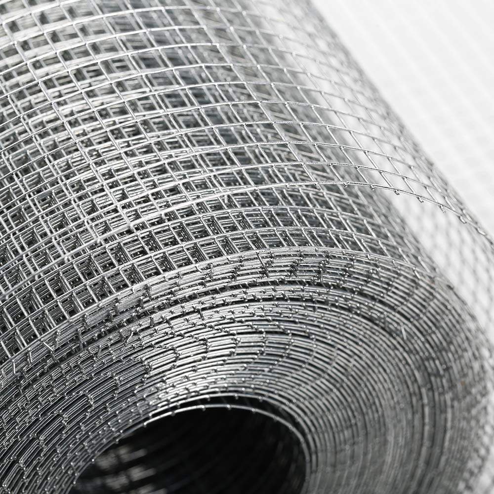 For Animal Cage Galvanized Welded Wire Mesh Roll 16 Gauge Plain Weave Welded Fencing Mesh