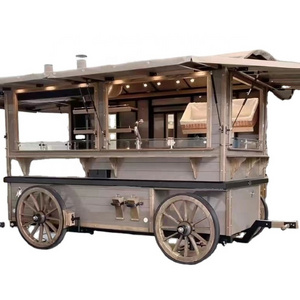 Bobang food truck restaurant equipment mobile  horse trailer coffee bike