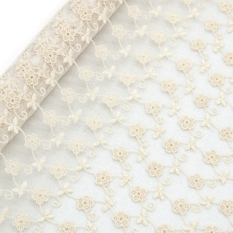 High quality beautiful luxury tulle net bridal material embroidery lace fabric