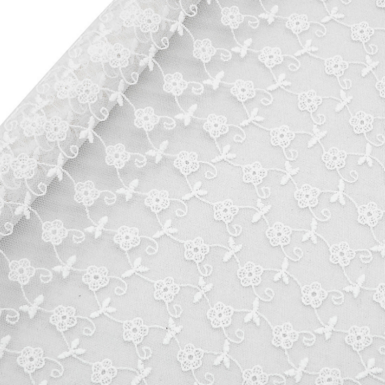 High quality beautiful luxury tulle net bridal material embroidery lace fabric