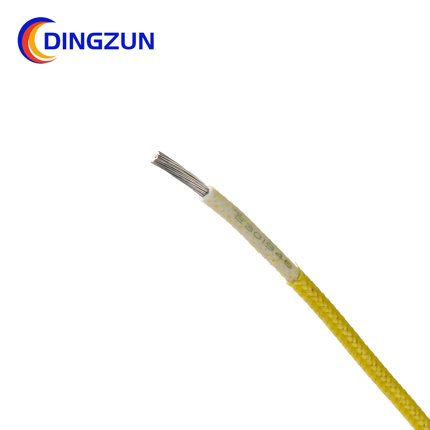 DingZun Electrical Wire Rated 200C 600VAC High Voltage High Temperature Style UL3071 UL3074 UL3075 Silicone Fiberglass Braid Wir