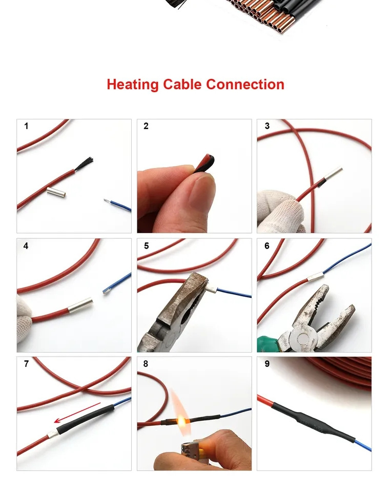 DingZun Nichrome Heating Wire Silicone Heating Cable Pad Heat Wire