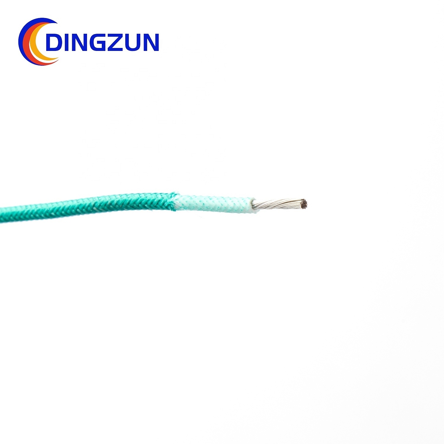 DingZun High Voltage Wire USA UL3075 10 Awg 7 Strand Tinned Copper FT2 200C 600V Silicon Rubber Fiber Glass Braid Wire For Home