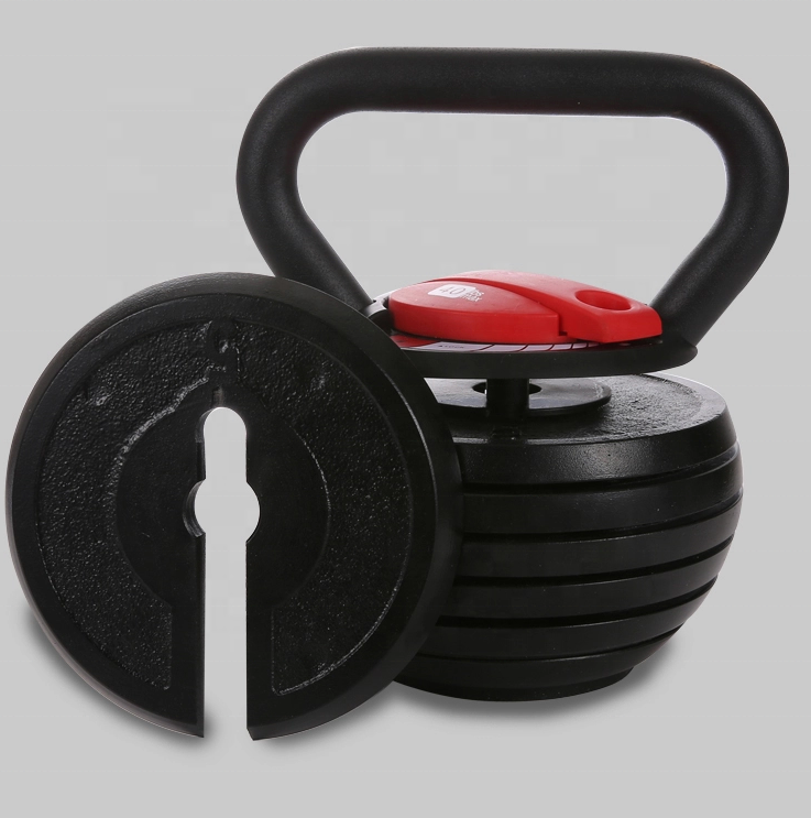 wholesale gym weights fitness powder coated cast iron adjustable kettlebells Weight lifting use