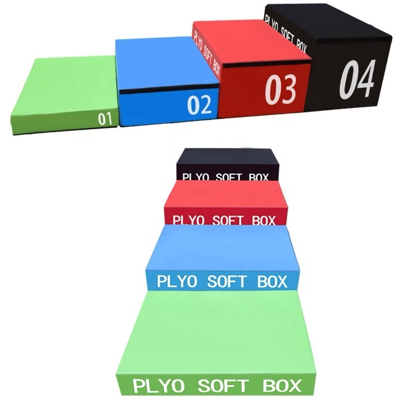 Commercial gym used Soft jump box Exercises plyo soft box Fitness training soft plyo boxes