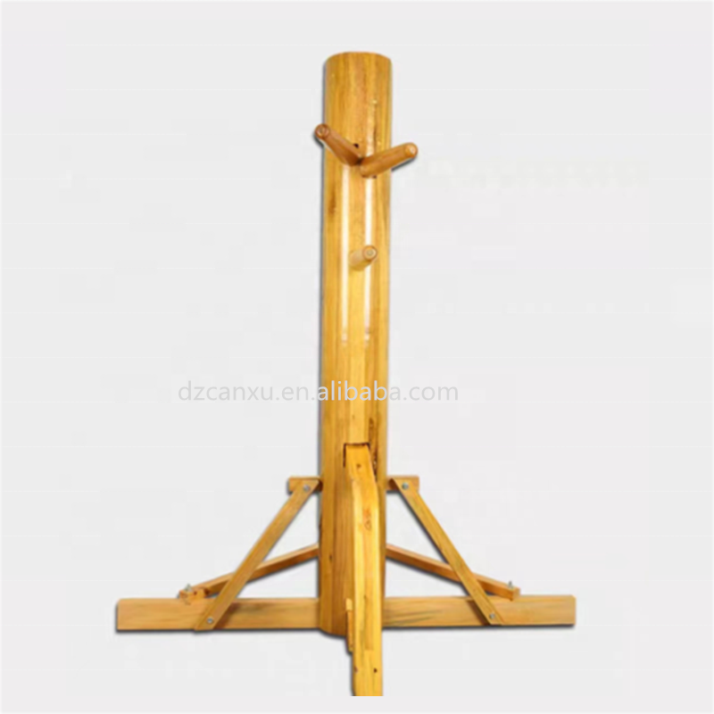 kung fu training device wing chun mannequin Martial Arts Tripod Punching wooden dummy