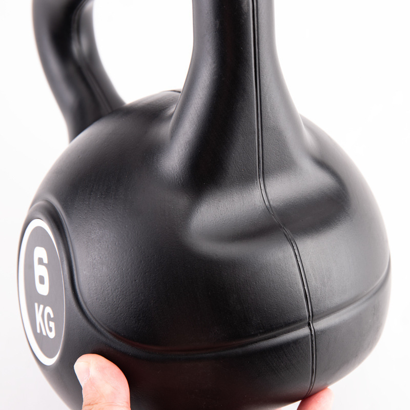 Vinyl Kettlebell Strength Weight Fitness Home Exercise Machine Workout Kettlebells 6-16kg