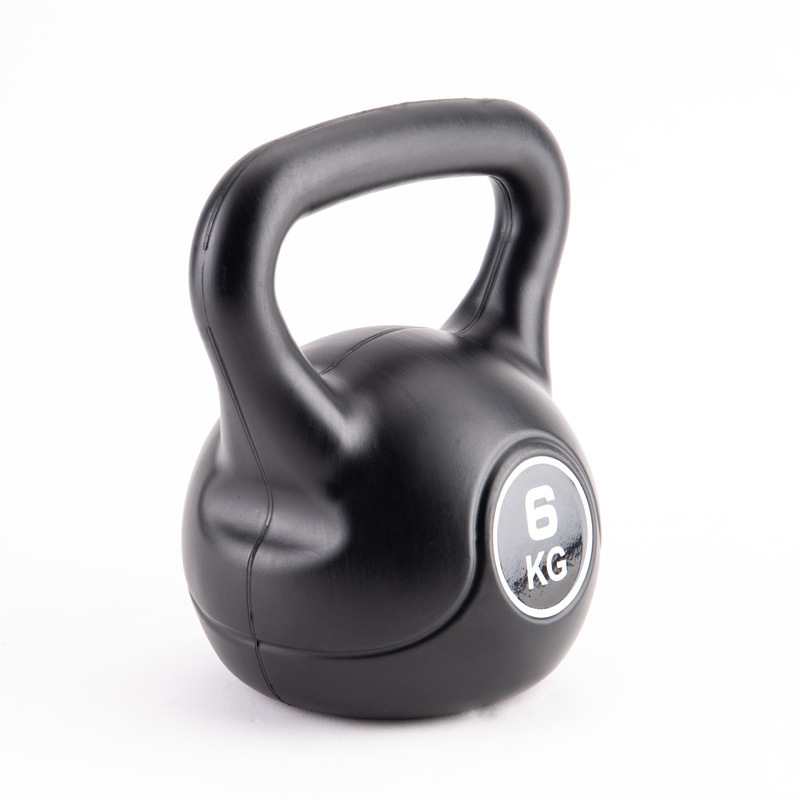 Vinyl Kettlebell Strength Weight Fitness Home Exercise Machine Workout Kettlebells 6-16kg