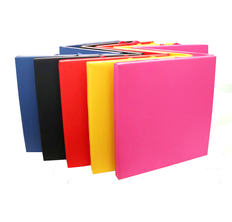 Quality Wholesale ExerciseMulti-functional Fitness Pvc Foldable 3 Folds Gym Mat Gymnastics Crash Landing Mats