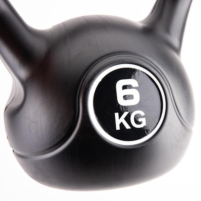 Vinyl Kettlebell Strength Weight Fitness Home Exercise Machine Workout Kettlebells 6-16kg