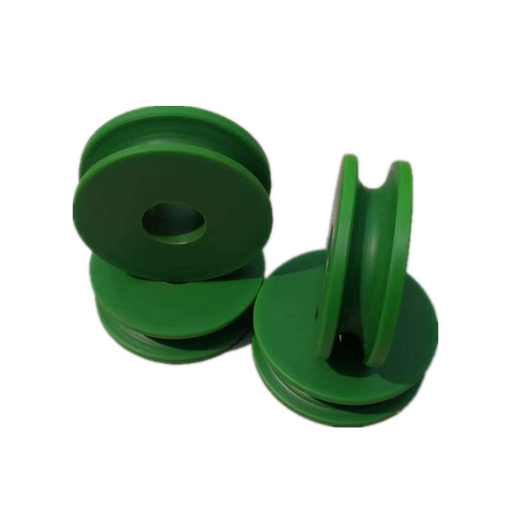 Nylon plastic roller U-shaped  plastic pulley small nylon plastic sheave PTFE sliding guide pulley wheel